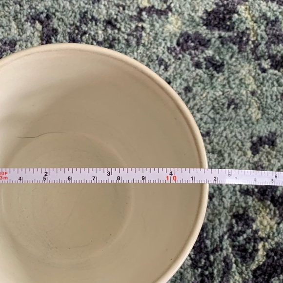 Hearth & Hand by Magnolia Farms Set of 2 Green and White Geometric Bowls - Picture 7 of 9